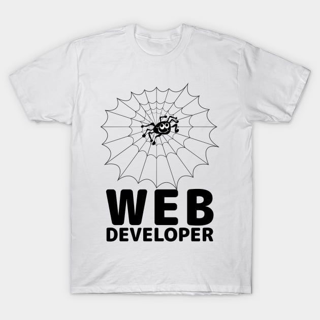 Web Developer T-Shirt by Cyber Club Tees